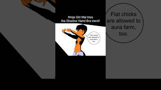 Ninja Girl Mai tries the SHADOW HAND BRA trend!