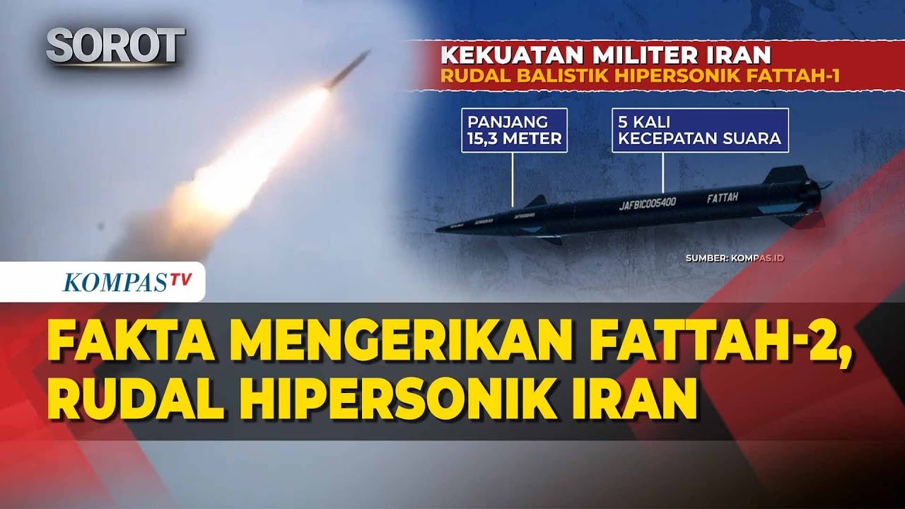 Kengerian Fattah-2! Rudal Hipersonik Dipakai Iran Serang Israel: Mampu Bermanuver Tak Terduga