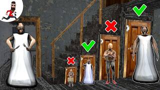 Secret doors vs Granny funny horror game screenshot 1