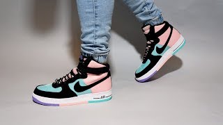 Inminente puerta Congelar Nike Air Force 1 High Have A Nike Day CI2306-300 on feet - YouTube