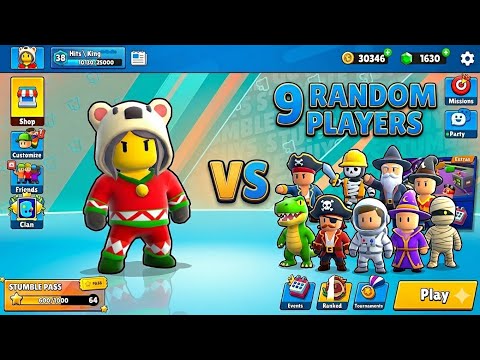 Can I beat 9 players 😱 in race maps!