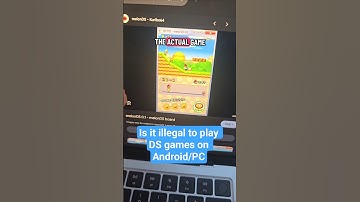 Is it illegal to play DS games on Android/PC #gaming #nintendods #android #tech #techtok #dsgames