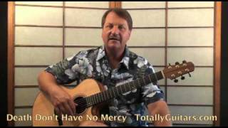 Gary Davis - Death Don't Have No Mercy Guitar lesson chords