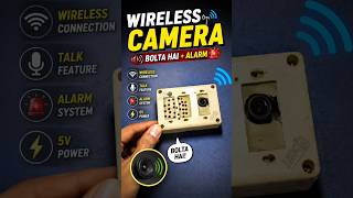 DIY homemade Wireless Camera with Voice &amp; Alarm 😍
