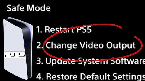 PS5 How to CHANGE Video Output Settings in Safe Mode!