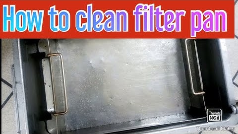 How to clean macdonald