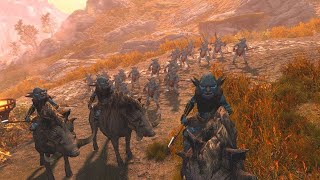Goblins Attack Guard Outpost - Skyrim Cinematic Battle