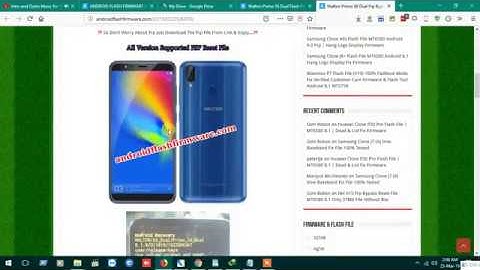 Walton Primo S6 Dual Frp Bypass Reset File MT6739 8.1 Waithout Any Box Only 40MB File
