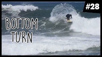 BACKSIDE BOTTOM TURN: the secret to HIT MANEUVERS with pressure. SLOW MOTION # 28