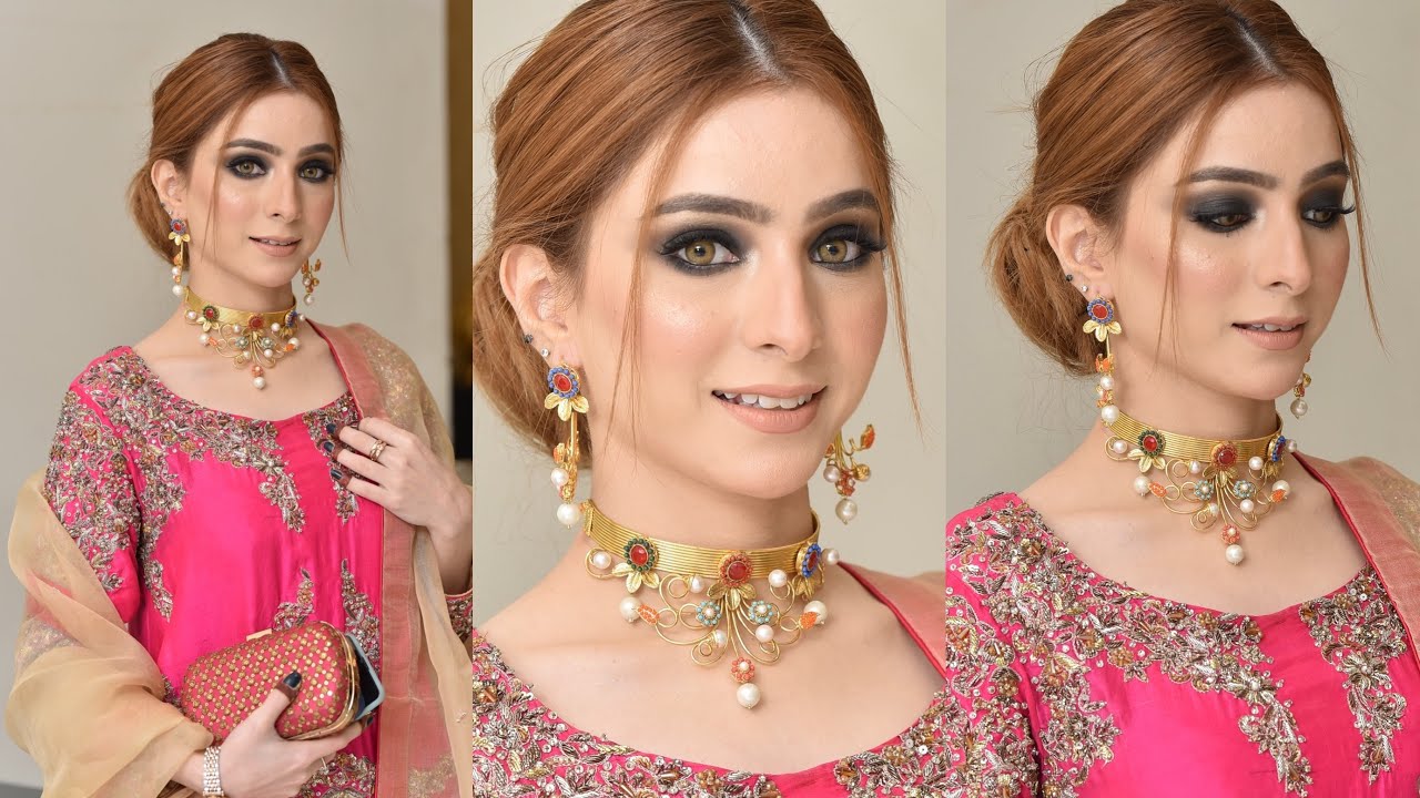 5 MINUTE Quick Black Smokey Eyes With Nude Lips