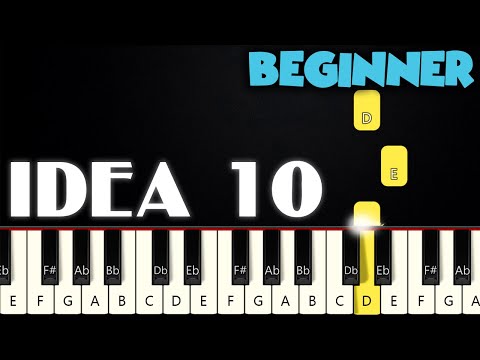 Idea 10 - Gibran Alcocer | BEGINNER PIANO TUTORIAL + SHEET MUSIC by Betacustic