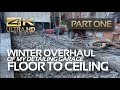 GARAGE FLOOR DEMOLITION /// PART ONE /// Overhaul of Drainage & Lighting Systems in Detailing Garage