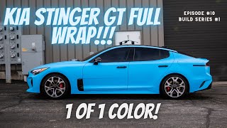 KIA STINGER GT FULL CAR VINYL WRAP! MATTE FINISH! AWD!