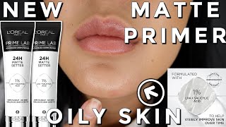 NEW L&#39;Oréal Paris Prime Lab 24HR Matte Setter Primer Review