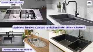Stainless Steel vs  Composite Kitchen Sinks: Which is Better? | Composite vs Steel Sink
