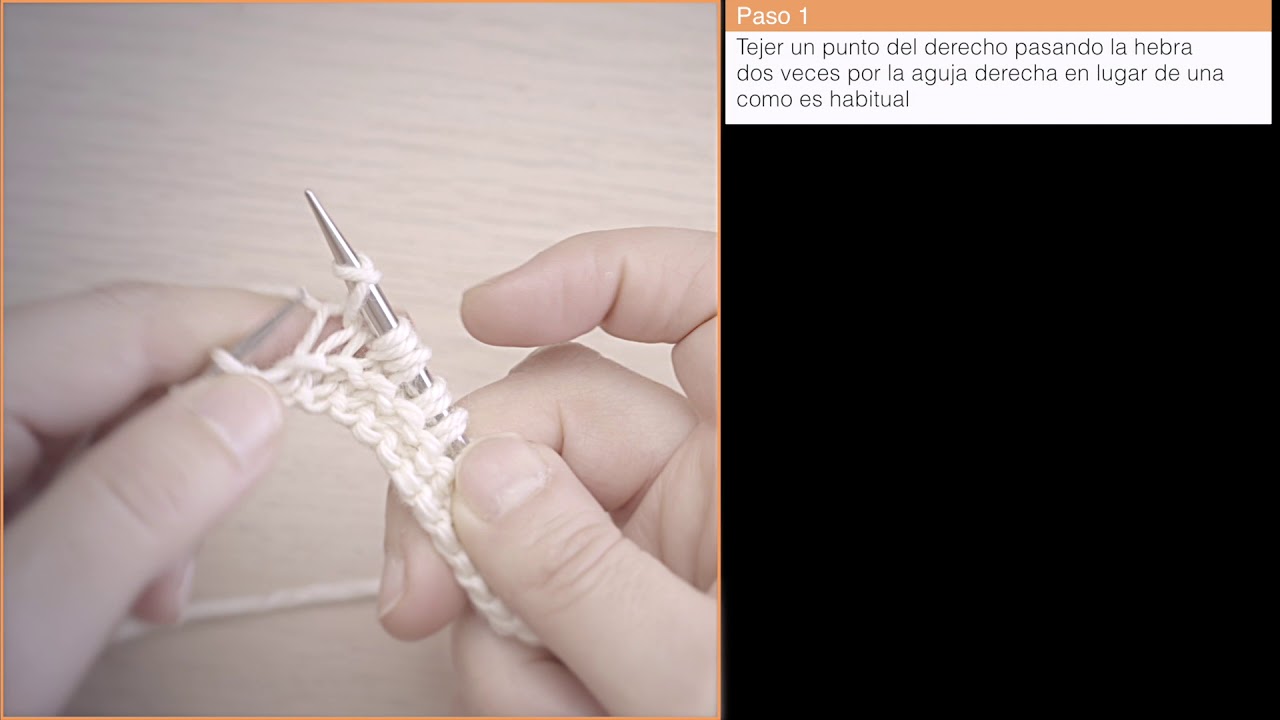 Tutorial KYO2 Tejer Un Punto Con Doble Hebra YouTube