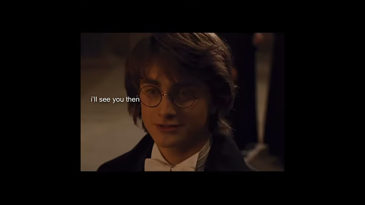 harry potter POV - part 1