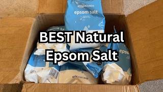 WHY This Is the BEST Natural Epsom Salt! Unboxing & Ingredients #epsomsalt #naturalbeauty #amazon