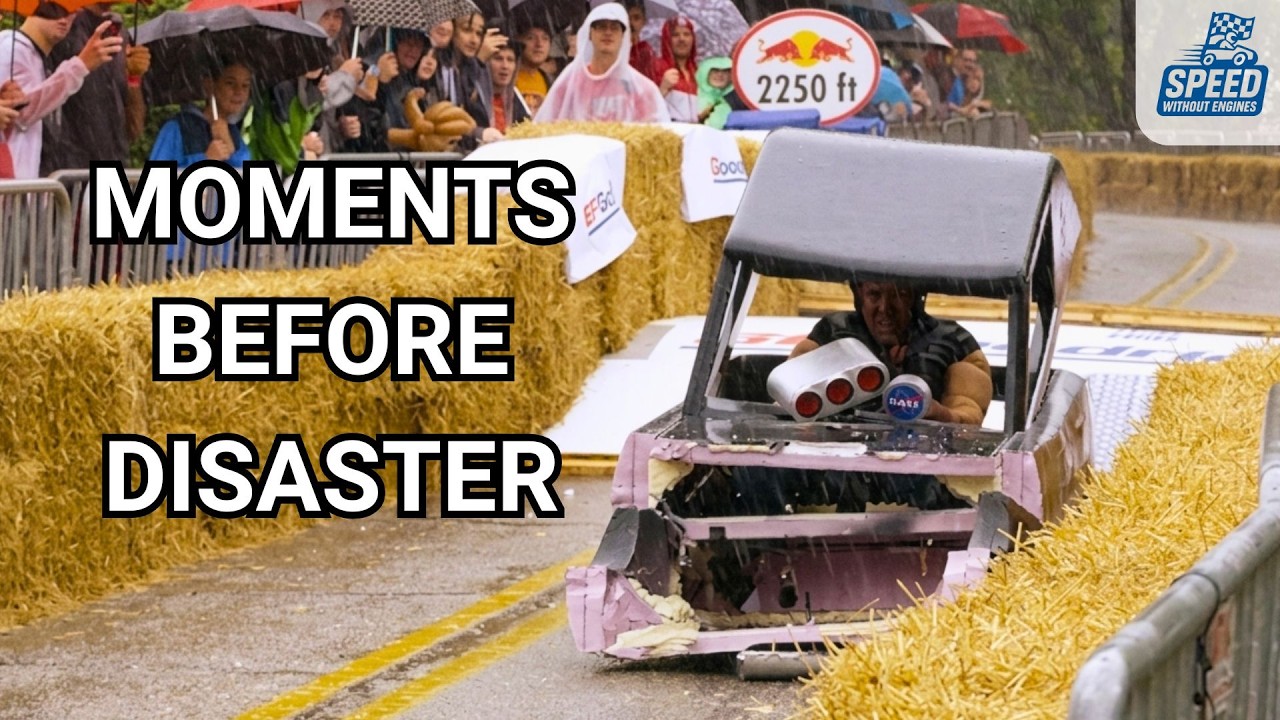 PIECES FLYING EVERYWHERE: Most Chaotic Soapbox Crashes Vol.4 4K