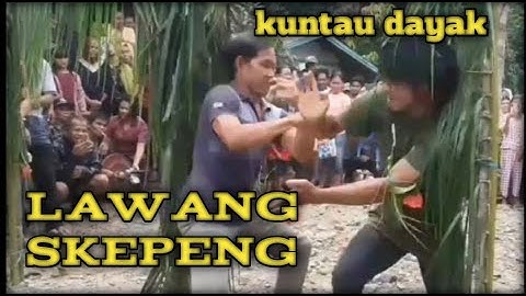 kuntau suku dayak siang part II dan acara pernikahan suku dayak