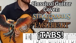 Stratovarius - Eagleheart | Classical Guitar Cover + Tabs