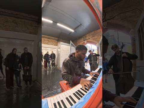 Ice Skaters on rainy day ft @matrickplayscello #piano #mylondon