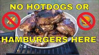 Bar B Que Chicken On An Open Fire Profile