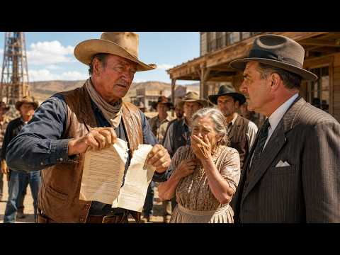John Wayne Saw An Oil Man Cheat An Old Widow In Oklahoma 1960 — Then He Ripped Up The Contract