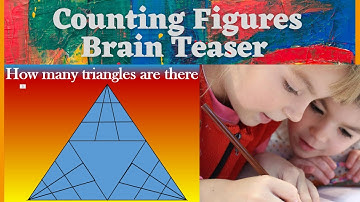 Counting Triangles Brain Teaser | How Many Triangles Are There? | Counting - Maths Reasoning Tricks