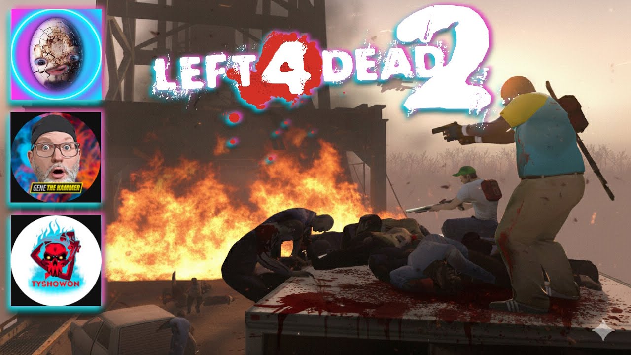 🧟Лучшие моменты коллаборации L4D2!🧟‍♀ 