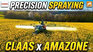 Claas Arion 470 & Amazone Uf1201 Spraying Seed Precision In Every P