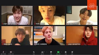 [ 몬스타엑스 ] 스터디윗미 2강✏️(몬엑과 사이버강의 3시간)  l 뽀모도로 50분 X 3세트 l  MONSTA X STUDY WITH ME Ver.2  l 장작 타는 소리🔥