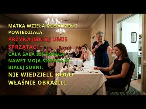 Matka na weselu: 'Przynajmniej umie sprzątać' — i wtedy wstał pan młody