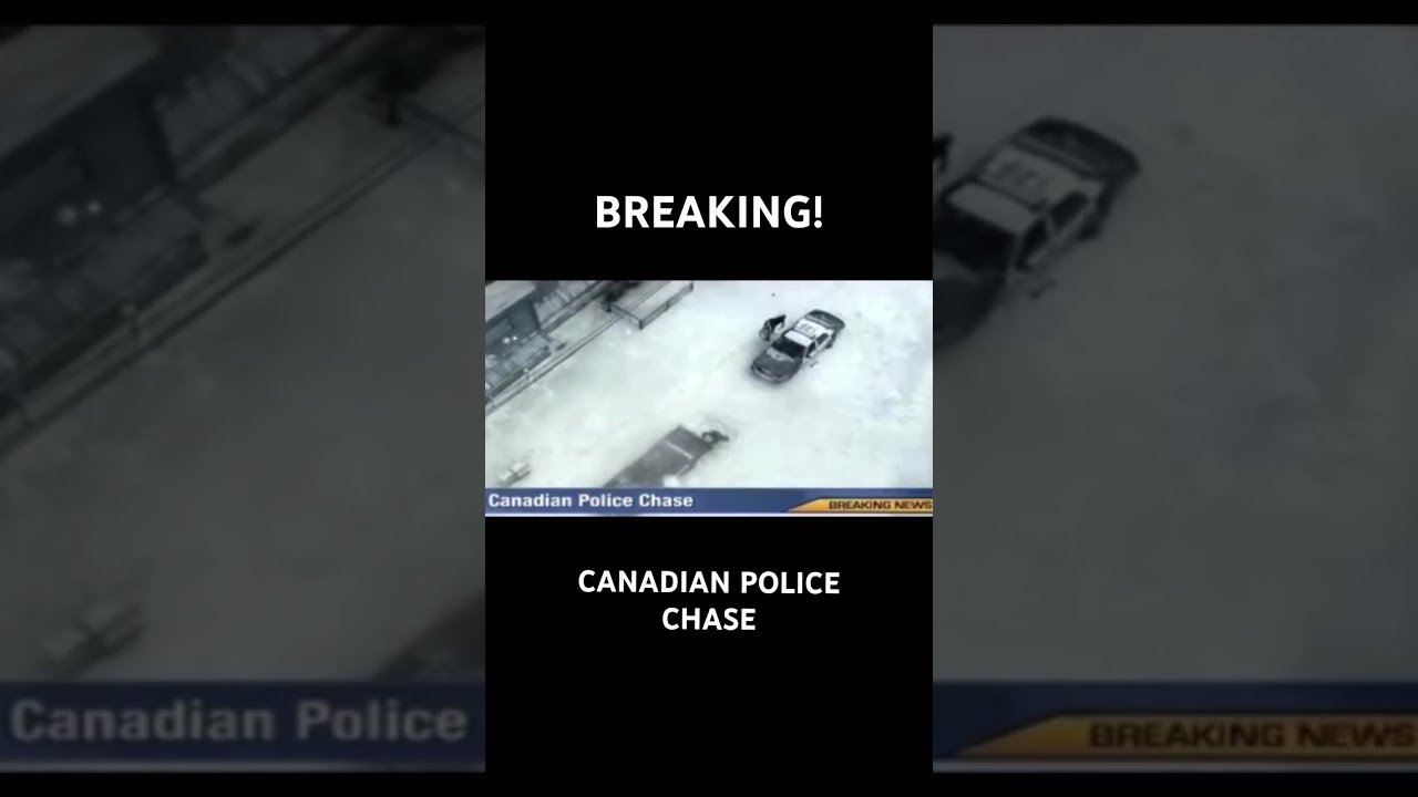 Canadian Police Chase!