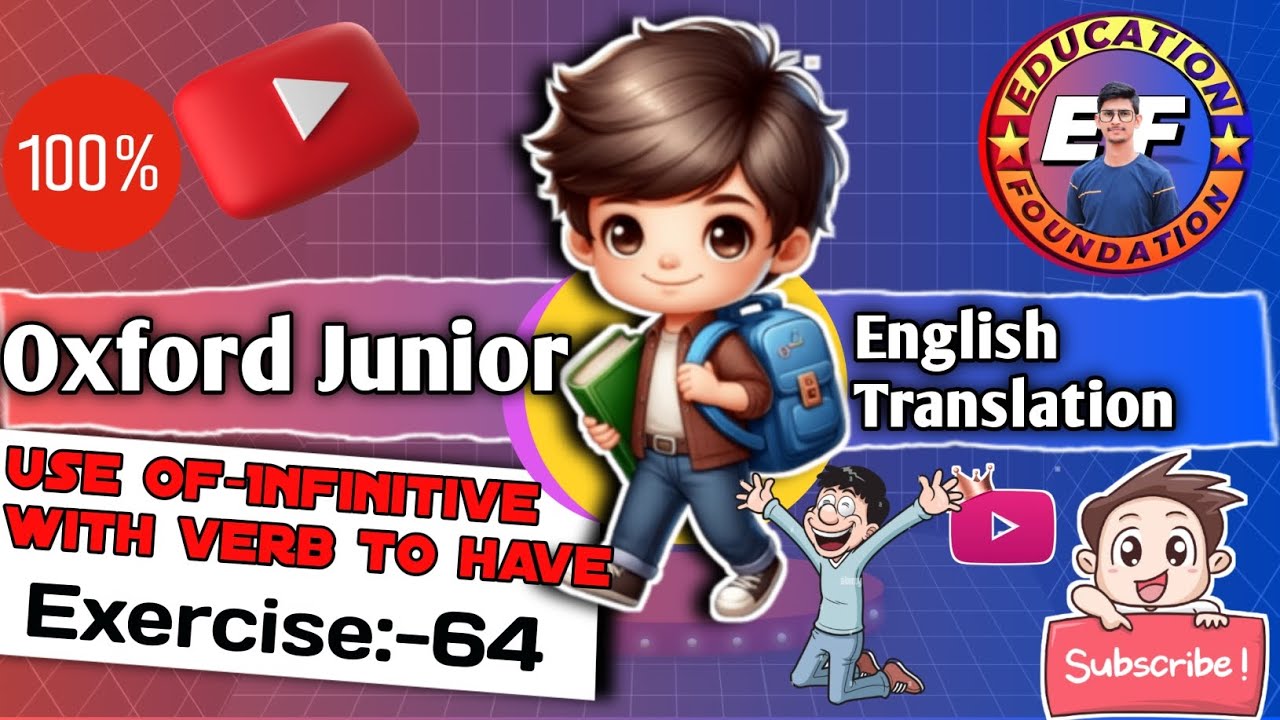 exercise 64 | junior english translation | Exercise 64 how to translate ...