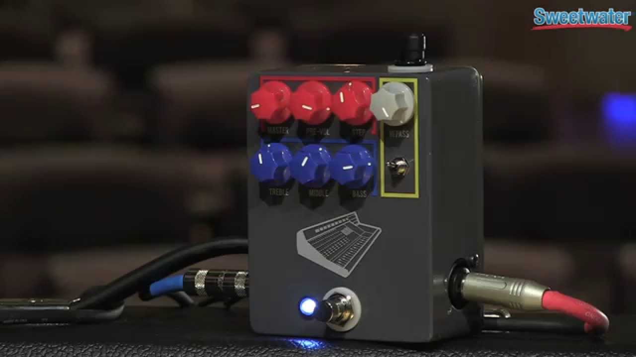 JHS Colour Box Preamp Pedal Demo Sweetwater Sound YouTube