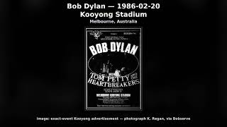 Bob Dylan - 1986-02-20 - Kooyong Stadium, Melbourne, Australia