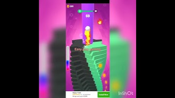 Drop stack ball game level 10. #shorts