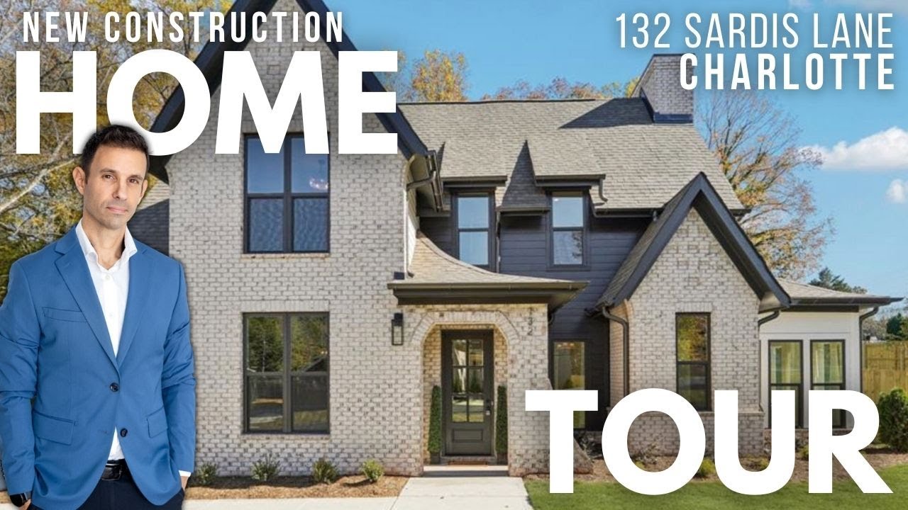 High-End New Construction Home Tour in Charlotte | 132 Sardis Ln I 2025 Build