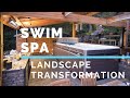 Swim Spa Landscape Transformation