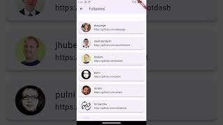github user finder app demo