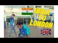 INDIA TO LONDON | AHMEDABAD | HEATHROW AIRPORT | FIRST SNOW