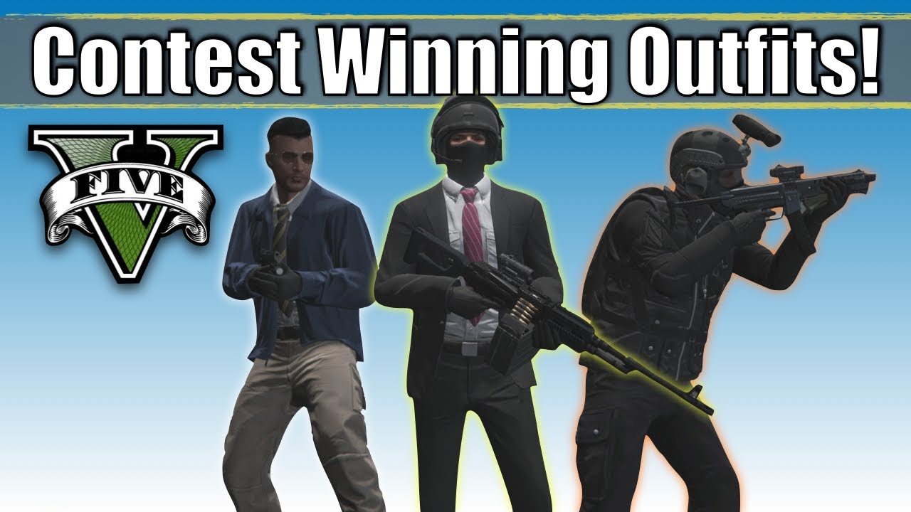 GTA V - Contest Winning Outfits! Heist, FIB, Gas Mask Ops | Top Custom  Outfits - YouTube