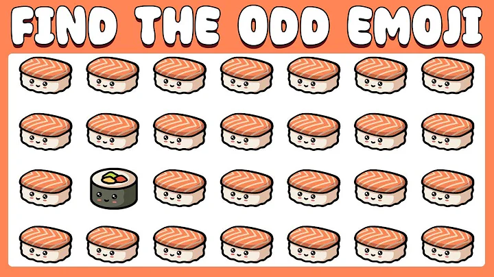 Find The odd emoji #60 | How good are your Eyes? | Spot the different | Edumy quiz