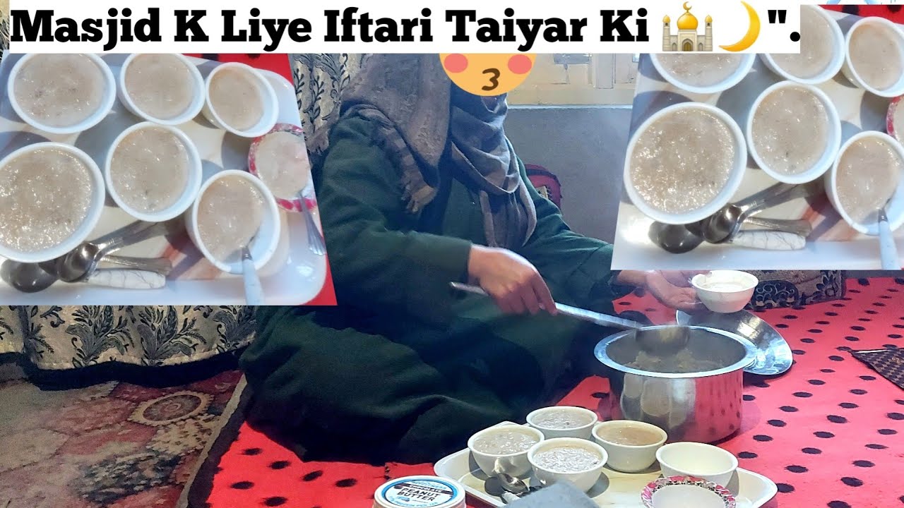 Ramadan Day ✨: Masjid Ke Liye Iftari Taiyar Ki 🕌 | Phirni aur Boiled Eggs Recipe