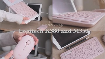 Logitech K380 and M350 unboxing and setup