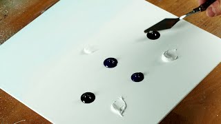 Painting Mountains in the Snow / 501 / Acrylic Techniques / Abstract Painting Demo
