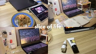 🎧 slice of life — daily life of a wfh employee, skincare routine, journalling