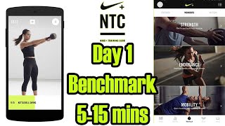 2021 NIKE TRAINING Day 01 Startup Benchmark for Beginners 5 MINS