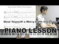 Piano Lesson - Have Yourself a Merry Little Christmas - Jacob Koller Tutorial